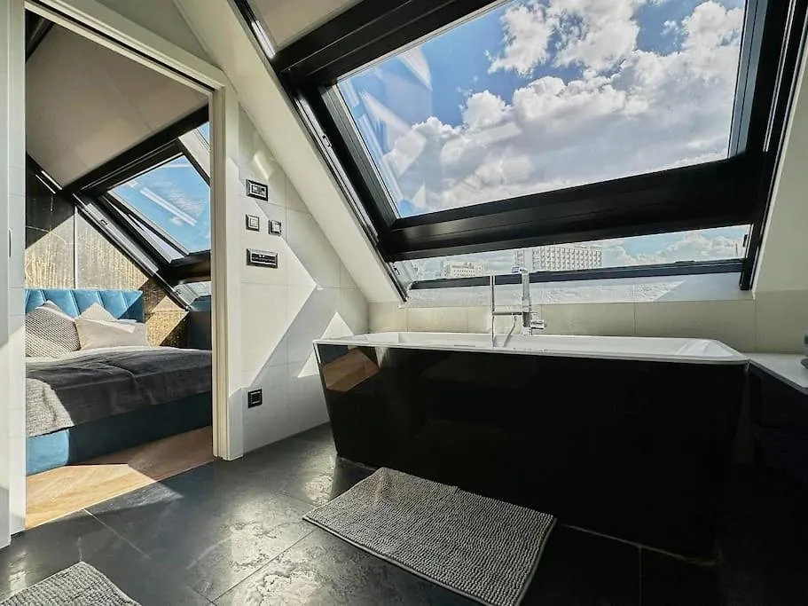 Next To Augarten Penthouse Rooftop Terrace Apartment Vienna Austria