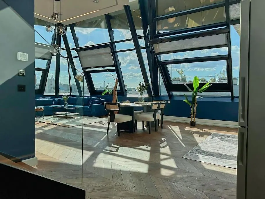 Next To Augarten Penthouse Rooftop Terrace Apartment Vienna