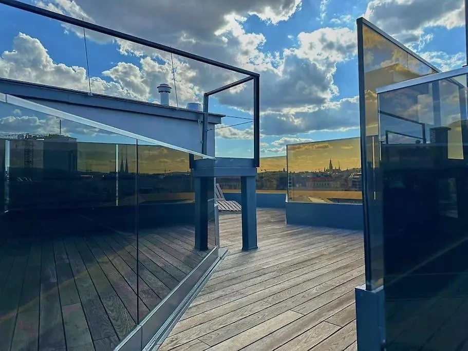 Next To Augarten Penthouse Rooftop Terrace Apartment Vienna
