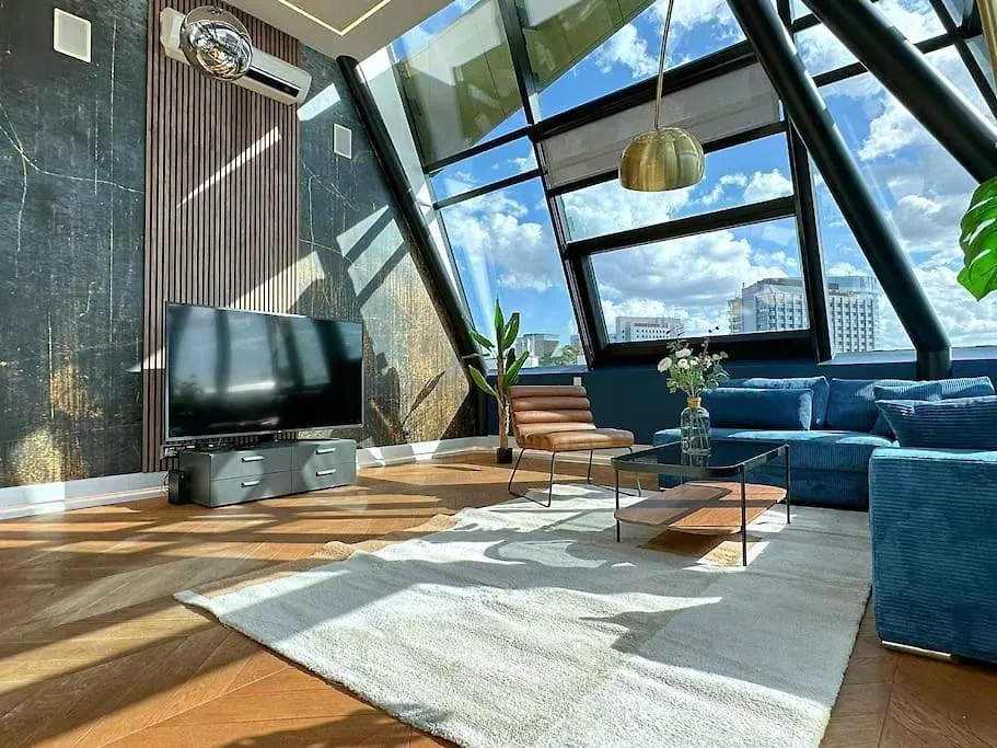Next To Augarten Penthouse Rooftop Terrace Apartment Vienna Austria